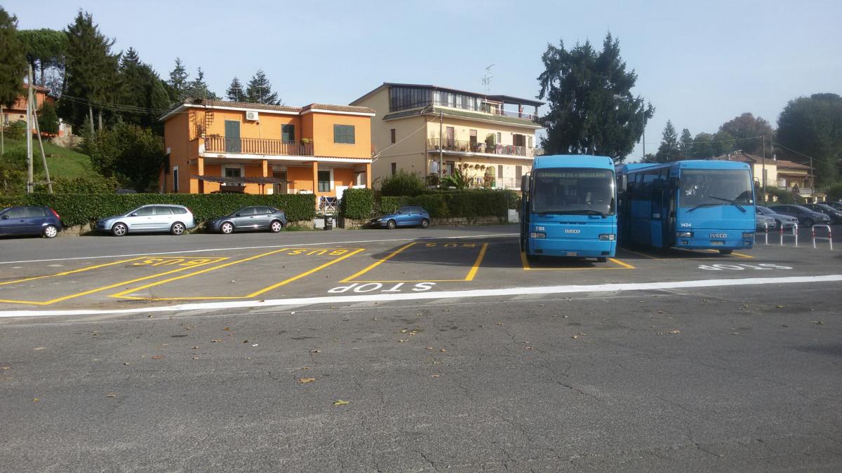  Nuovo terminal bus nella stazione ferroviaria di Zagarolo
