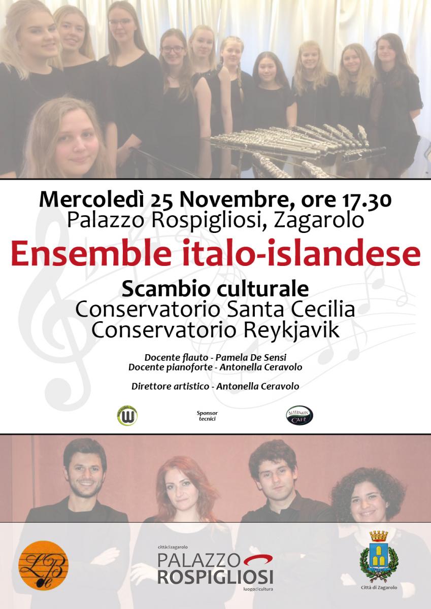 Ensemble italo-islandese, musica classica a Palazzo