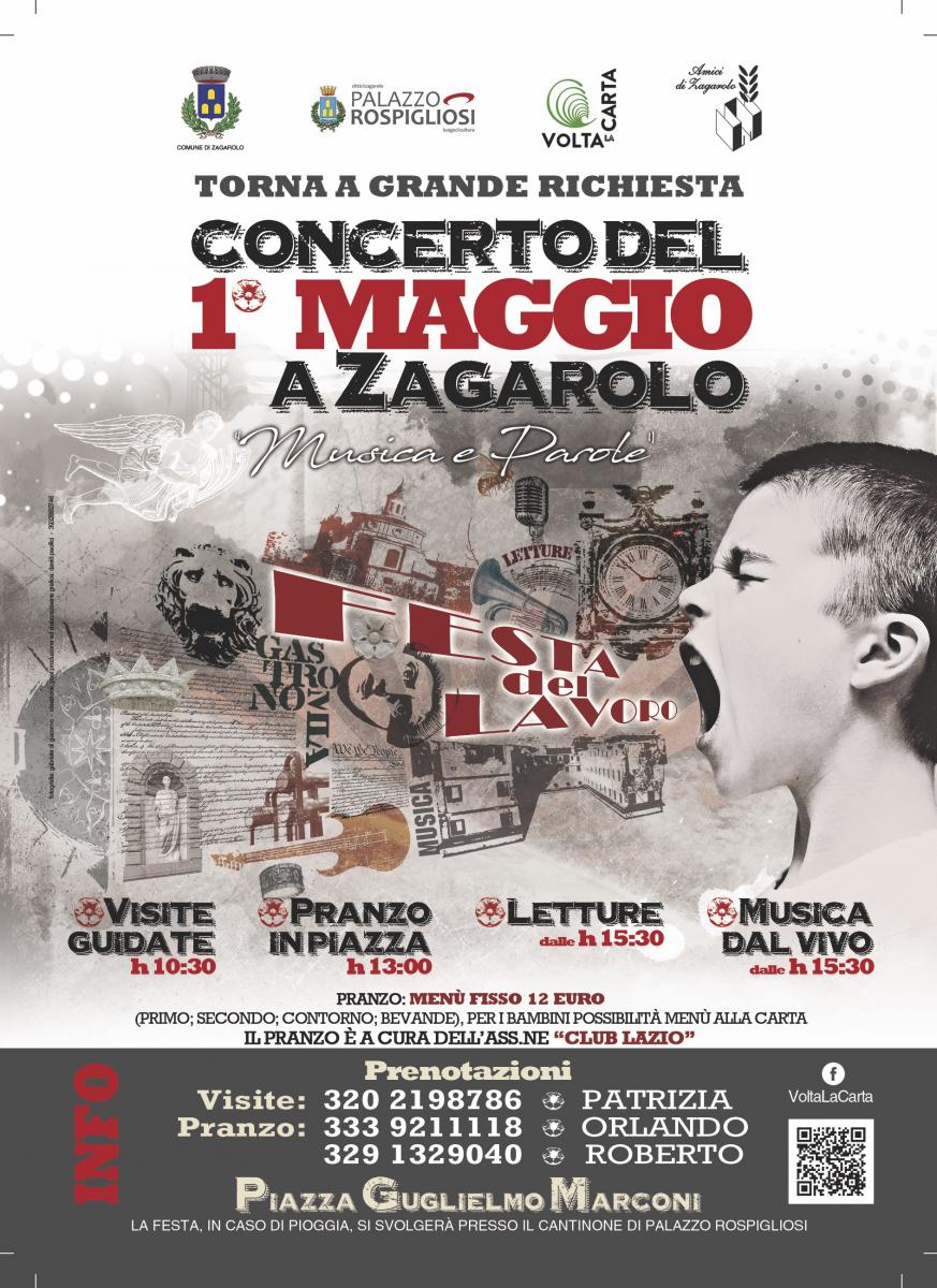 Eventi a Zagarolo per il 1 Maggio, Festa del lavoro - Concerto ed apertura straordinaria Museo del Giocattolo