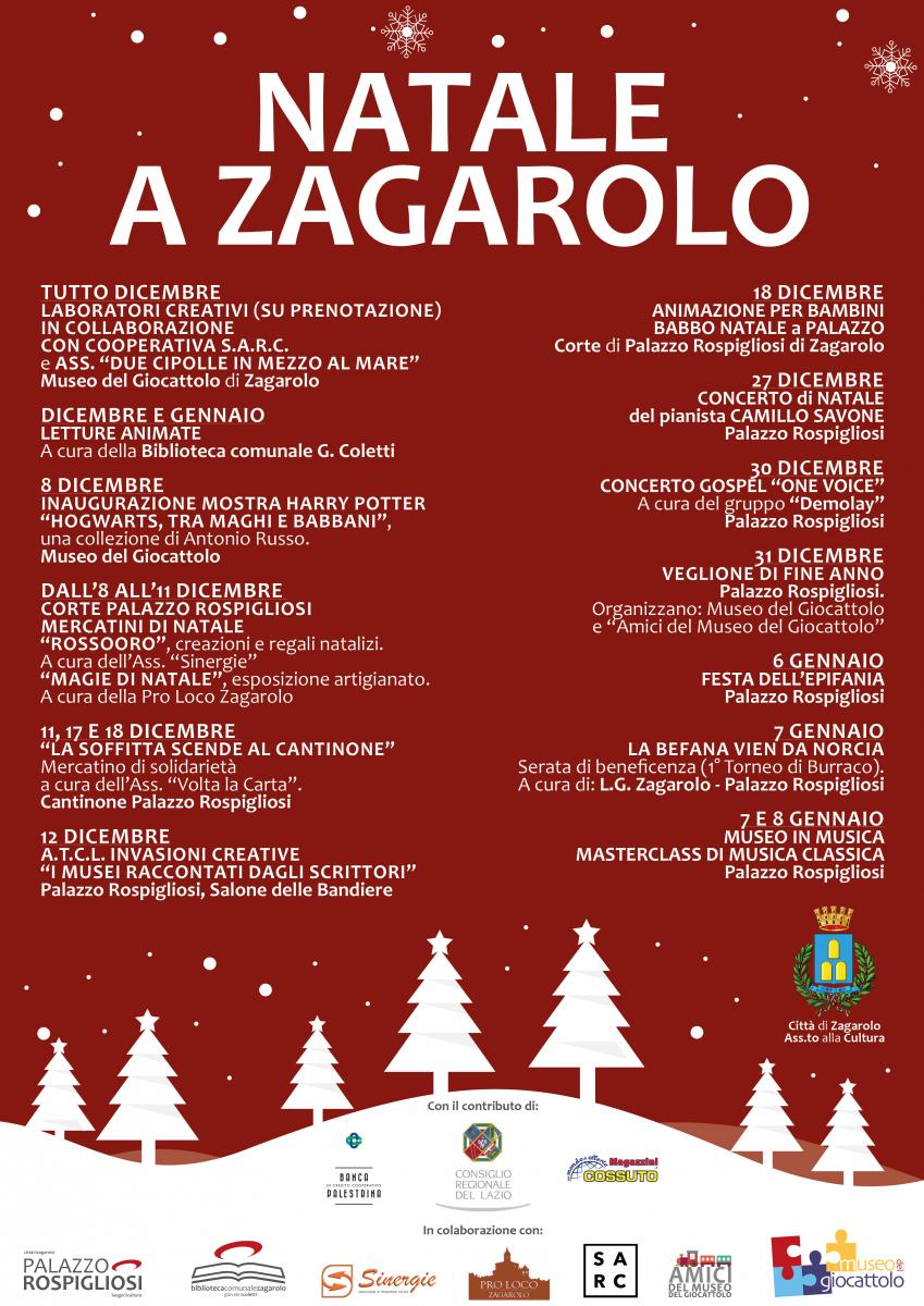 Natale a Zagarolo - Il calendario completo delle manifestazioni natalizie