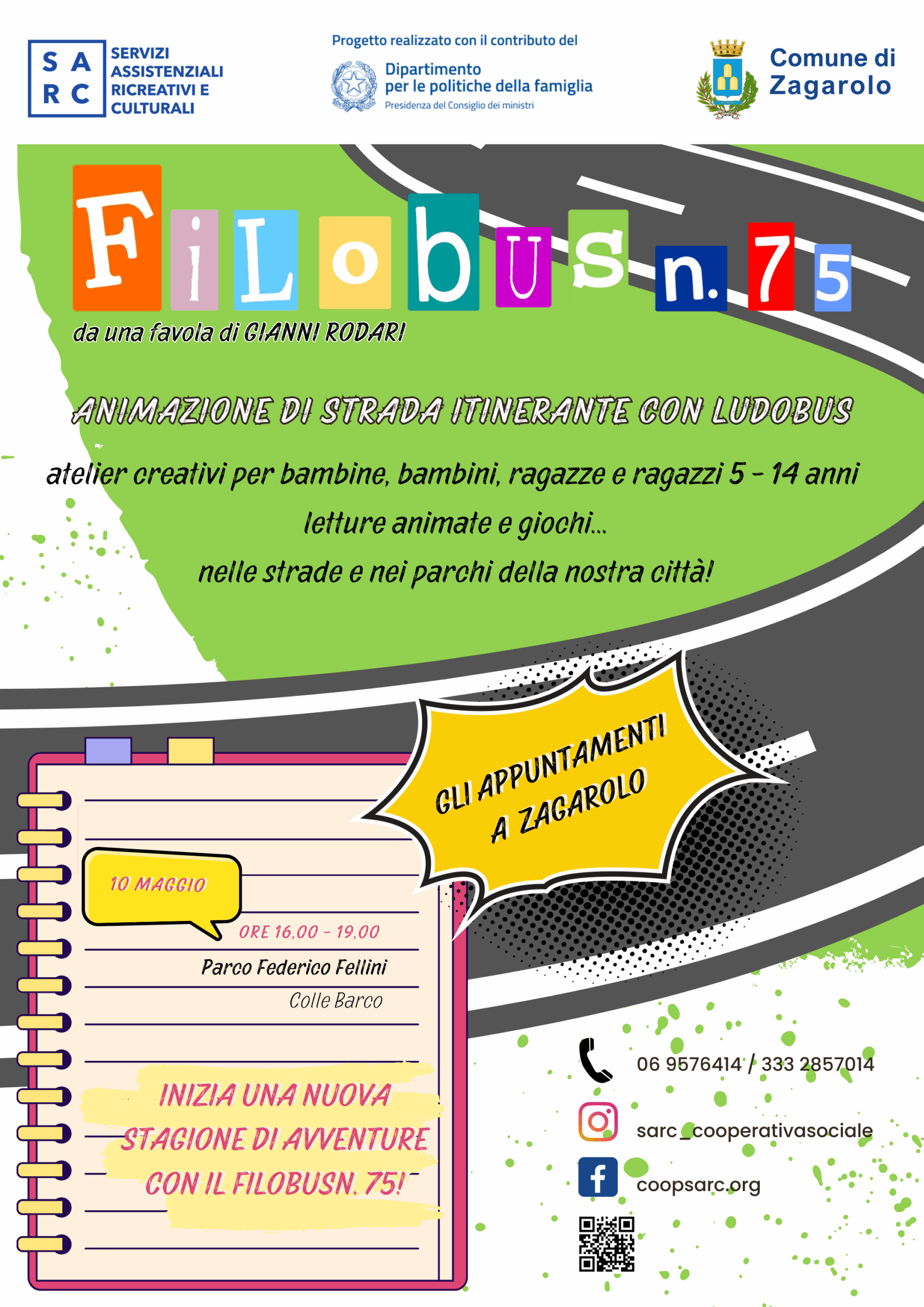 FILOBUS N.75 Zagarolo 10 maggio