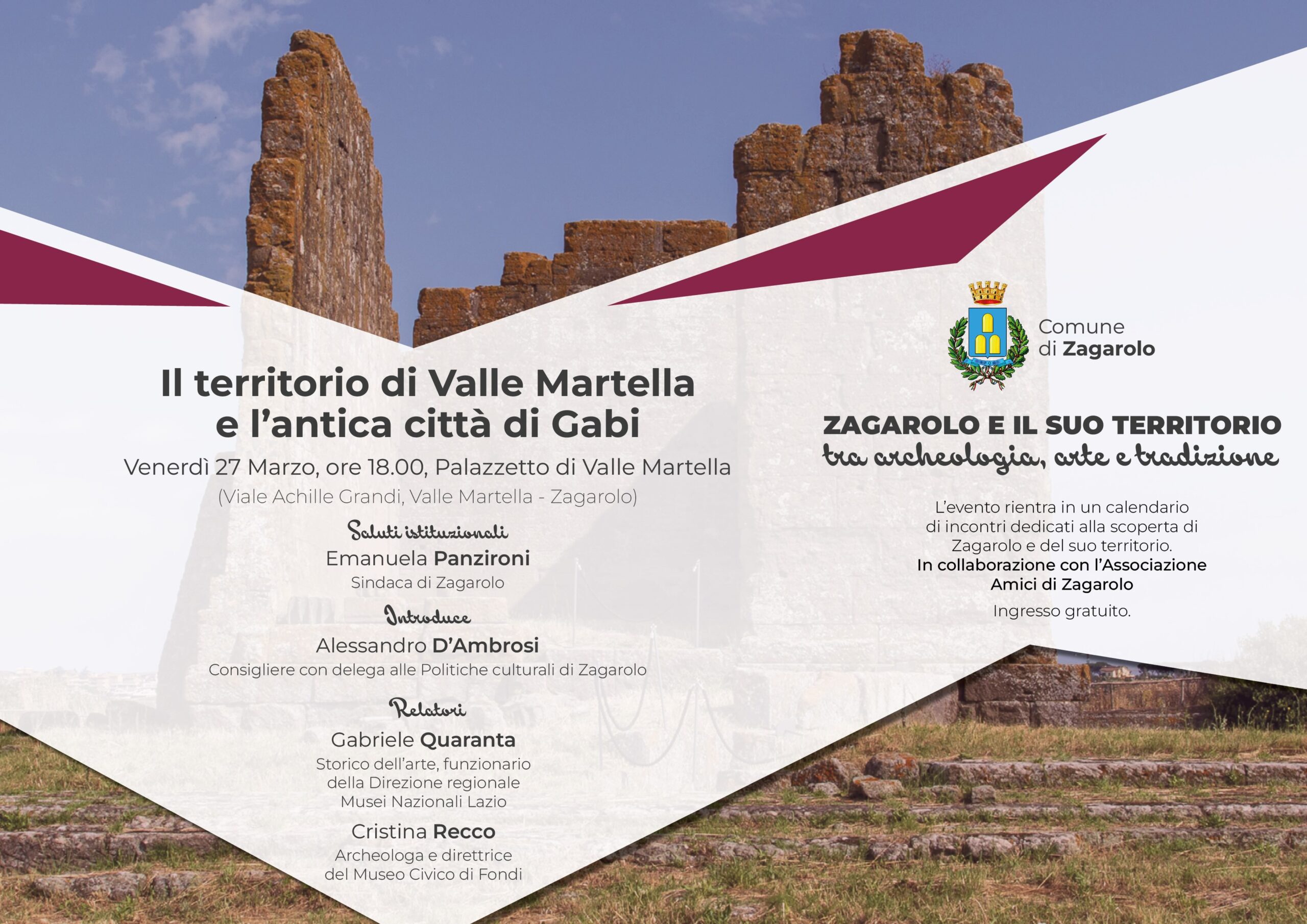 Zagarolo E Il Suo Territorio